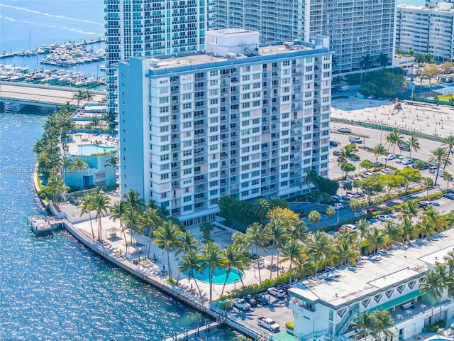 1865 79th St Phi, Csw, Phi, North Bay Village, FL 33141 - view of urban area with a nearby body of water, apartment complex, and a pool area