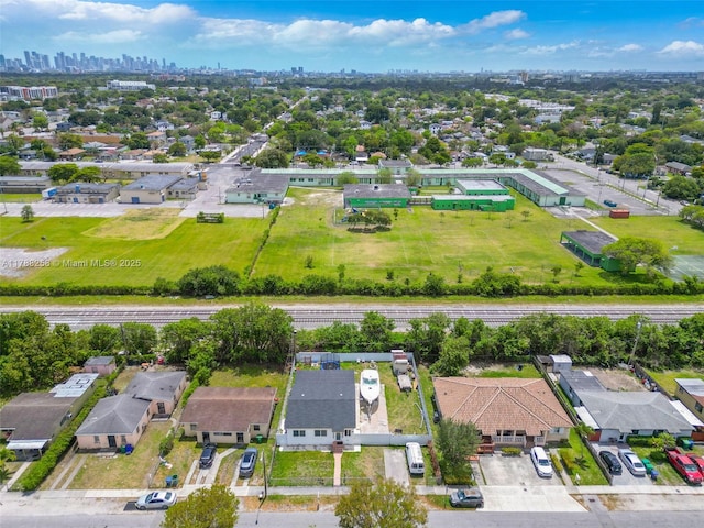 1814 NW 73rd St, Miami, FL 33147 - aerial perspective of suburban area