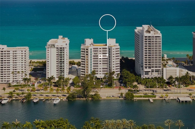 4925 Collins Ave Unit 8G, Miami Beach, FL 33140 - aerial view with a water view