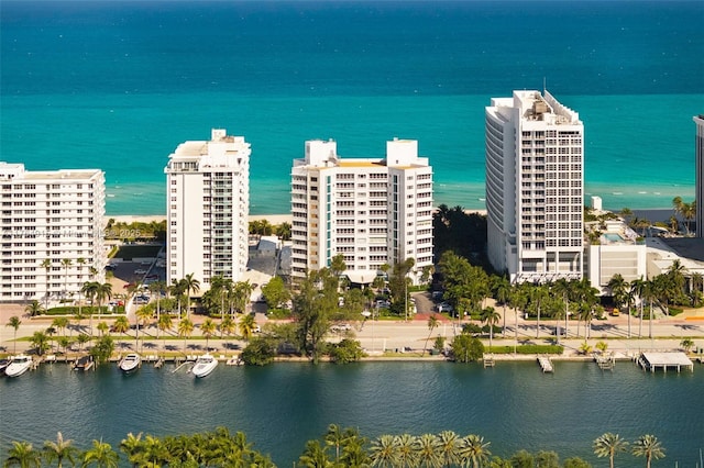 4925 Collins Ave Unit 8G, Miami Beach, FL 33140 - aerial view with a water view