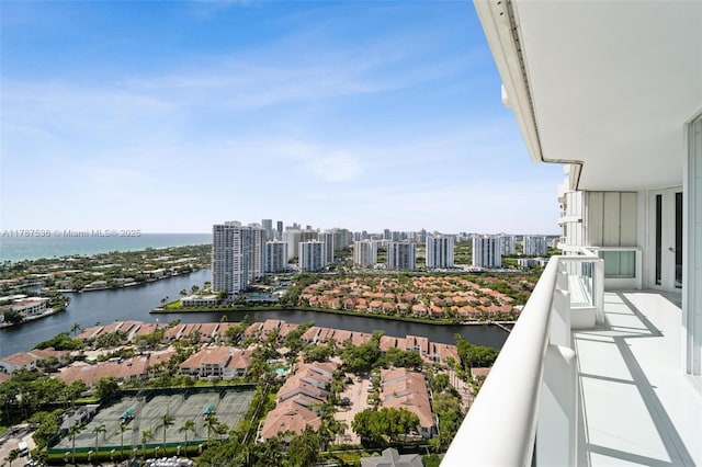 21055 Yacht Club Dr Unit 3101, Aventura, FL 33180 - balcony featuring a water view
