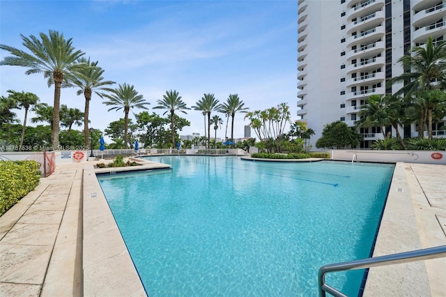 view of community pool