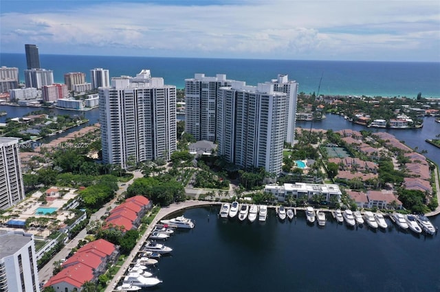 21055 Yacht Club Dr Unit 3101, Aventura, FL 33180 - aerial view with a view of city and a water view