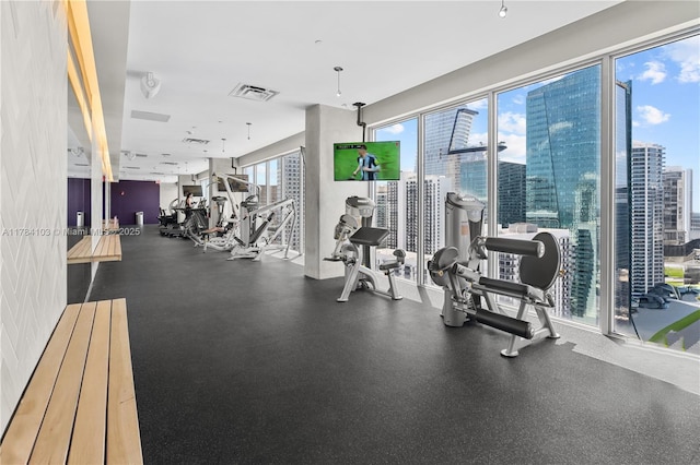 151 SE 1st St Unit 1402, Miami, FL 33131 - view of workout area