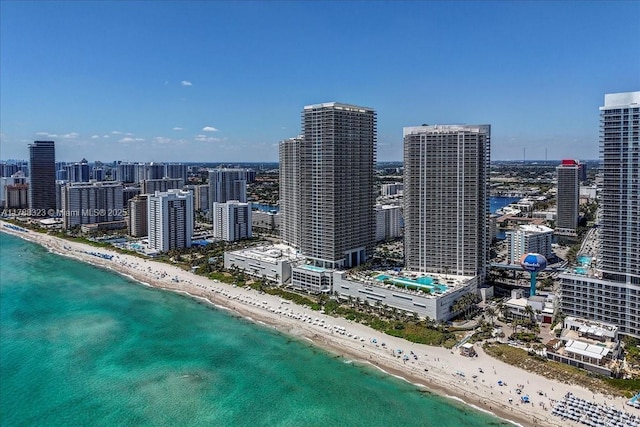 1830 S Ocean Dr Unit Lph4910, Hallandale Beach, FL 33009 - view of urban area with waterfront with a beach