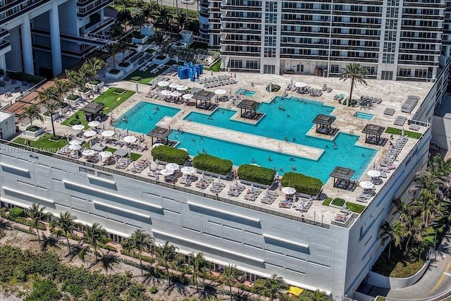1830 S Ocean Dr Unit Lph4910, Hallandale Beach, FL 33009 - aerial view of a pool