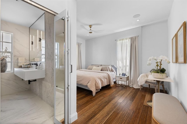 55 NE 87th St, El Portal, FL 33138 - bedroom with wood finished floors
