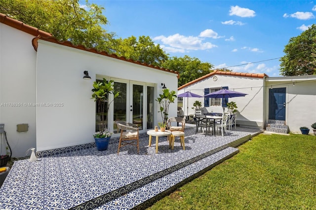 55 NE 87th St, El Portal, FL 33138 - view of patio with french doors