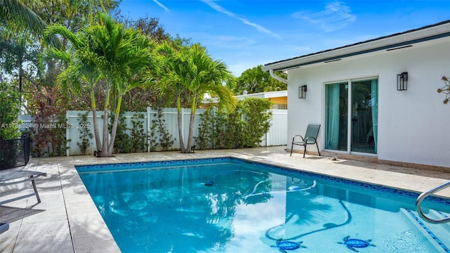 2105 Arch Creek Dr, North Miami, FL 33181 - view of swimming pool featuring fence and a patio area