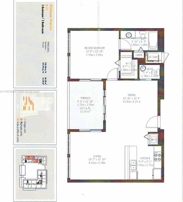 3451 NE 1st Ave Unit M0808, Miami, FL 33137 - plan