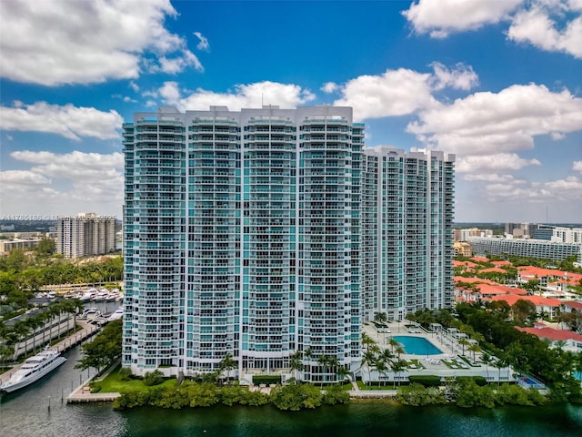3201 NE 183rd St Unit 1107, Aventura, FL 33160 - view of property with a water view