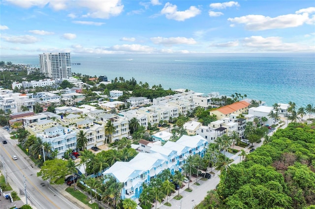 381 Franklin St, Hollywood, FL 33019 - drone / aerial view with a water view