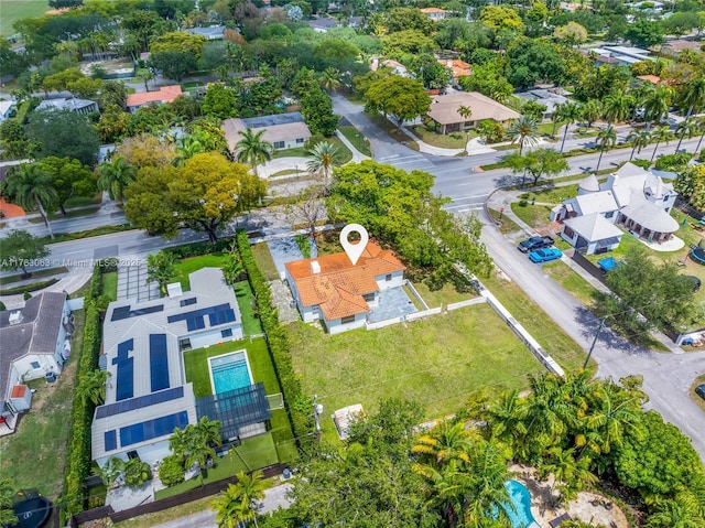 790 NE 96th St, Miami Shores, FL 33138 - drone / aerial view featuring a residential view