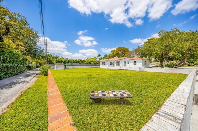 790 NE 96th St, Miami Shores, FL 33138 - view of yard featuring fence