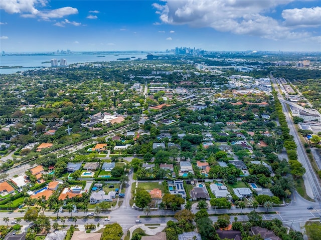 790 NE 96th St, Miami Shores, FL 33138 - bird's eye view with a water view