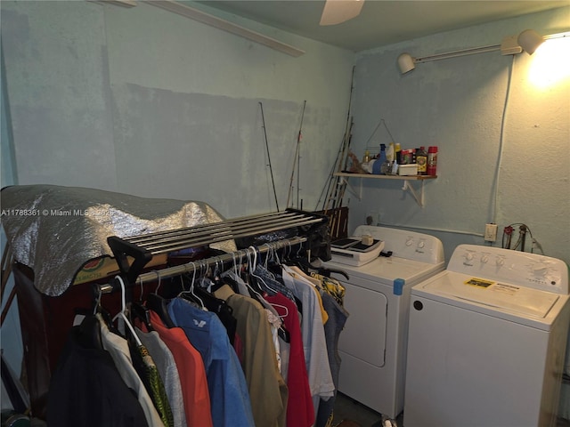 1440 NE 117th St, Miami, FL 33161 - clothes washing area with separate washer and dryer