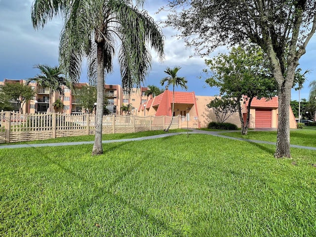 13715 Kendale Lakes Cir Unit Ph-A10, Miami, FL 33183 - view of yard featuring fence