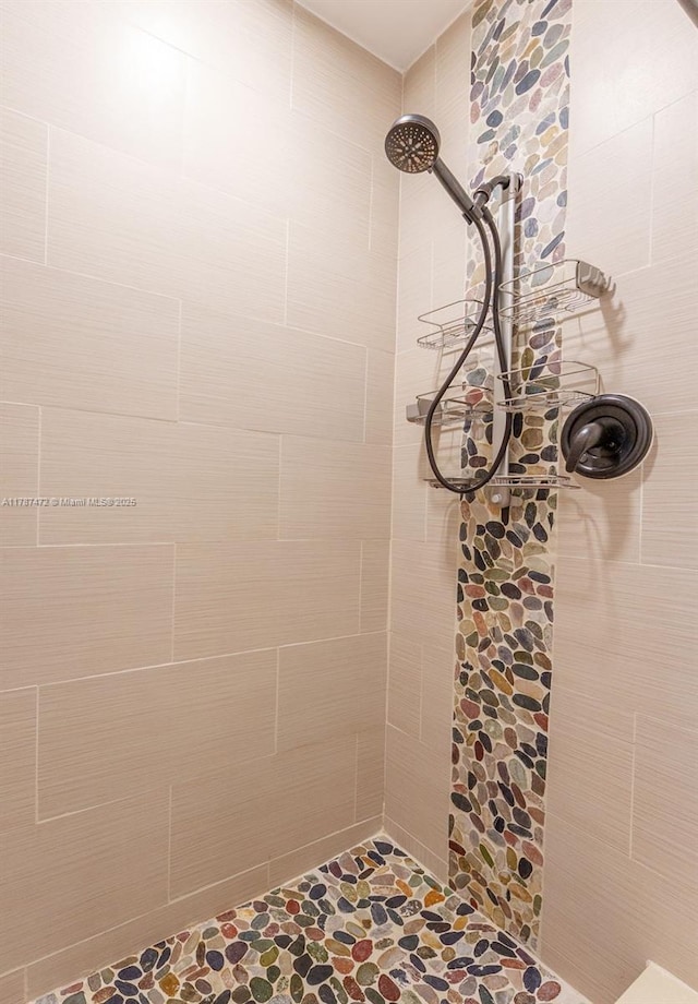 17068 Traverse Cir, Jupiter, FL 33477 - full bath with tiled shower and stone finish flooring