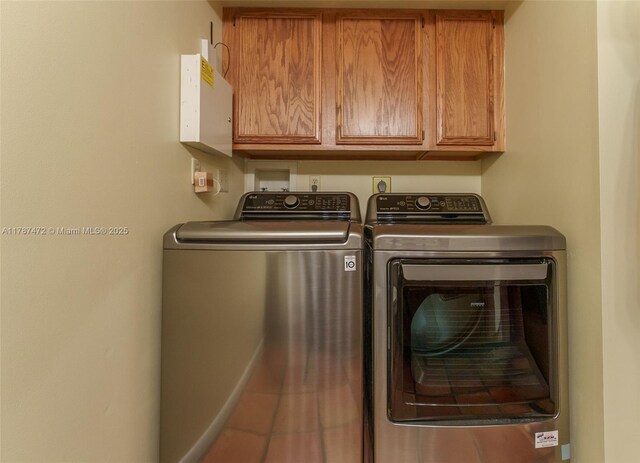 17068 Traverse Cir, Jupiter, FL 33477 - washroom with cabinet space and washing machine and dryer