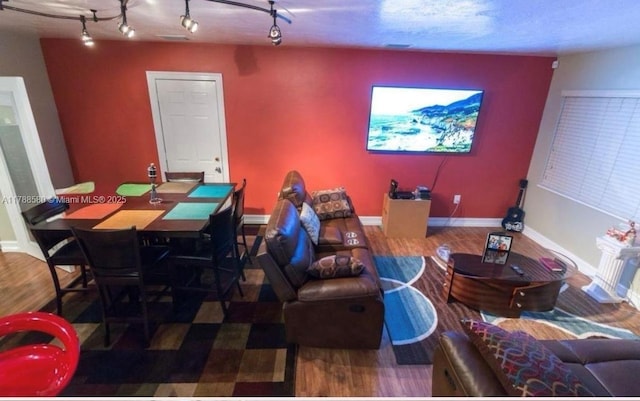 6472 Johnson St, Hollywood, FL 33024 - playroom with baseboards and wood finished floors
