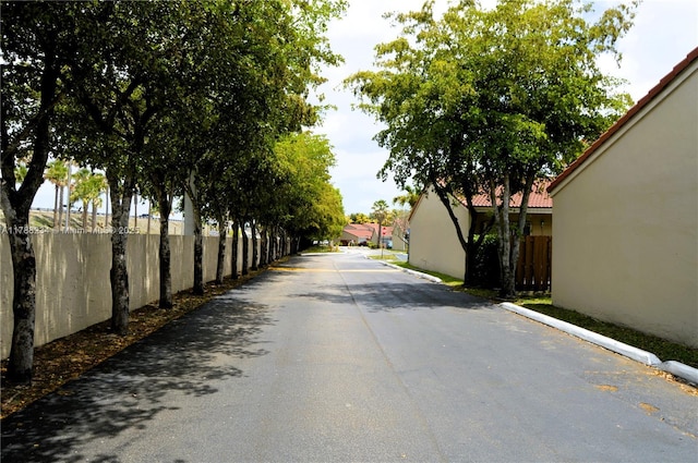 view of street