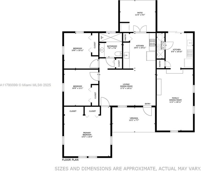 1550 NE 11th St, Homestead, FL 33033 - property floor plan
