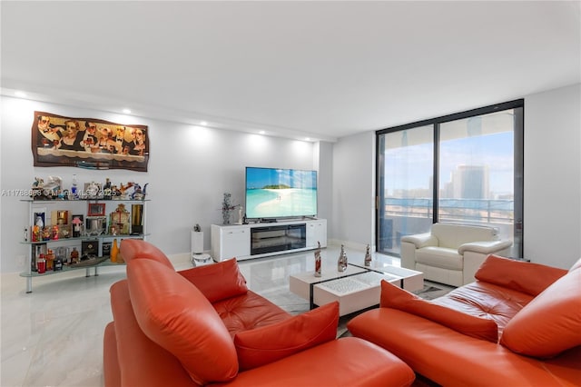 2500 Parkview Dr Unit 1121, Hallandale Beach, FL 33009 - living area featuring recessed lighting