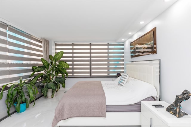 2500 Parkview Dr Unit 1121, Hallandale Beach, FL 33009 - bedroom featuring multiple windows and recessed lighting