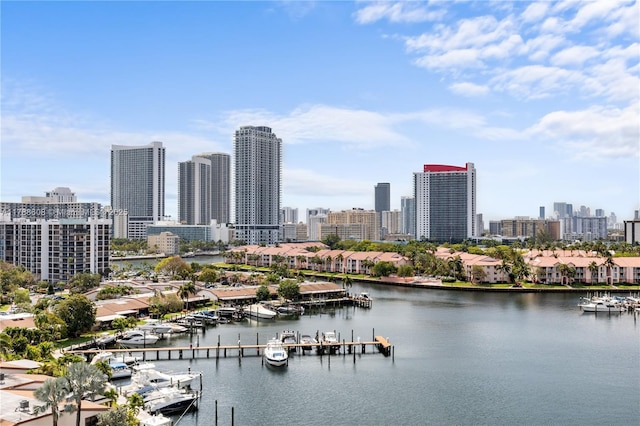 2500 Parkview Dr Unit 1121, Hallandale Beach, FL 33009 - city view with a water view
