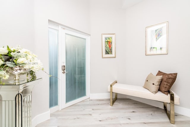 5134 W Madison Lakes Cir W, Davie, FL 33328 - sitting room with wood finished floors and baseboards