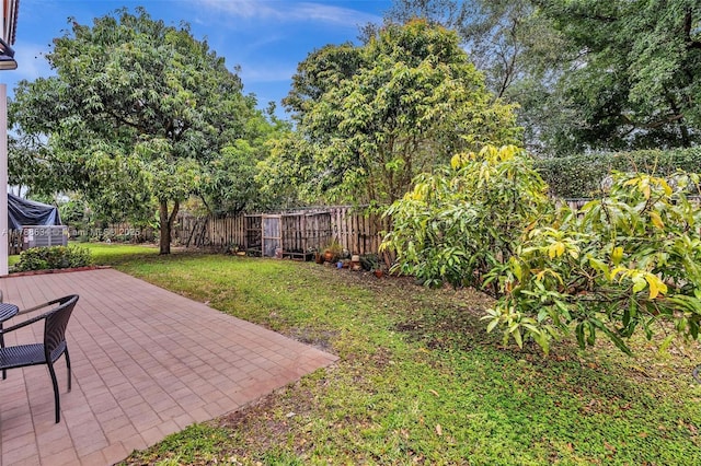 7738 NW 17th Pl, Pembroke Pines, FL 33024 - view of yard with a patio