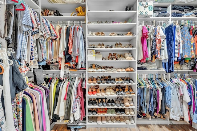 7738 NW 17th Pl, Pembroke Pines, FL 33024 - walk in closet with wood finished floors