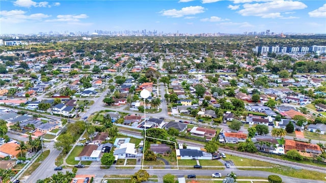 bird's eye view featuring a view of city