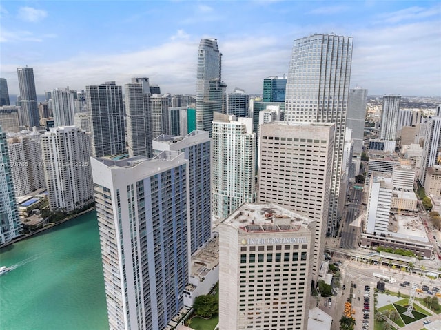 300 S Biscayne Blvd Unit L-802, Miami, FL 33131 - skyline view with a nearby body of water