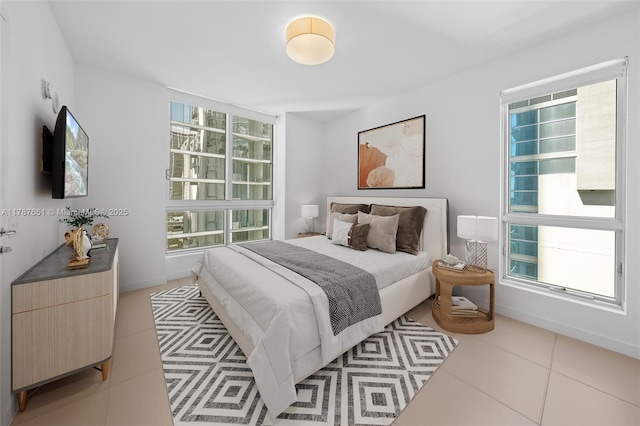 300 S Biscayne Blvd Unit L-802, Miami, FL 33131 - bedroom featuring tile patterned floors and baseboards