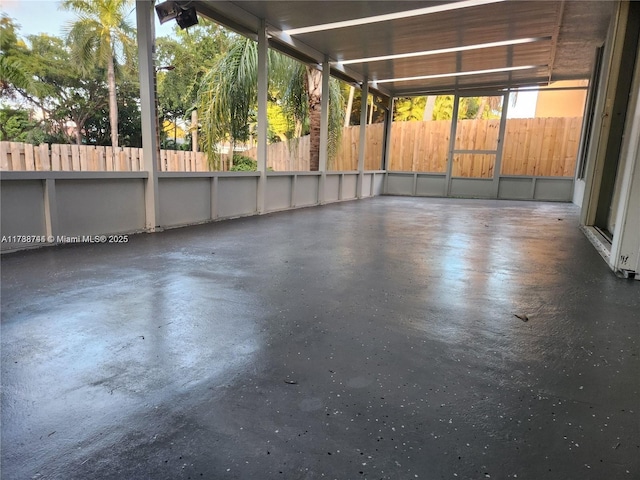 view of patio / terrace with fence
