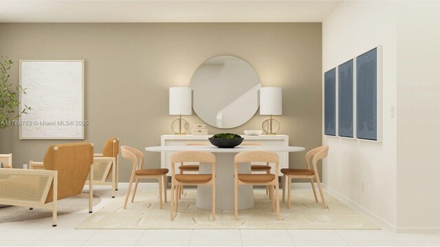 2819 SE 26th Ave, Homestead, FL 33035 - tiled dining room with baseboards