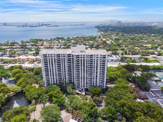 2000 Towerside Ter Unit 702, Miami, FL 33138 - aerial view featuring a city view and a water view
