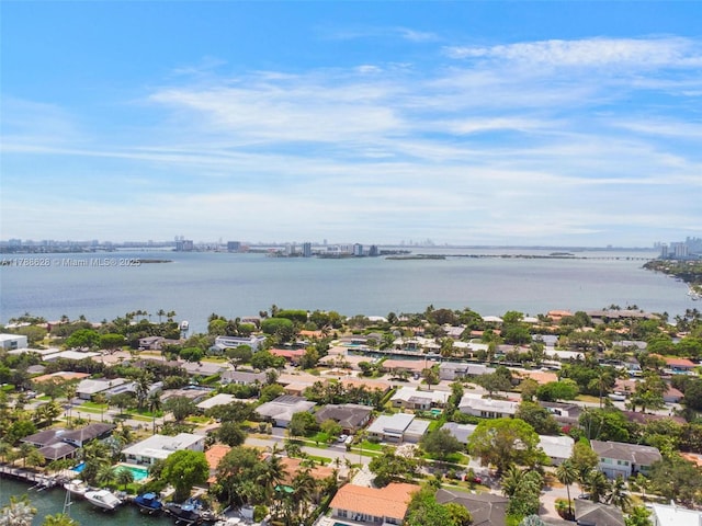 2000 Towerside Ter Unit 702, Miami, FL 33138 - drone / aerial view featuring a water view and a residential view