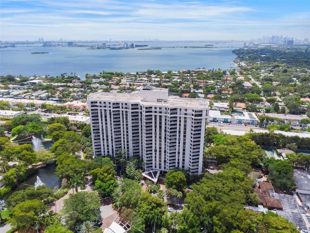 2000 Towerside Ter Unit 702, Miami, FL 33138 - birds eye view of property with a city view and a water view