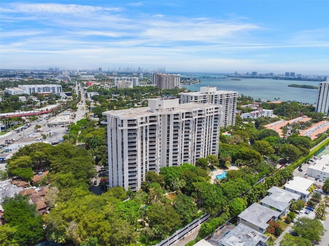 2000 Towerside Ter Unit 702, Miami, FL 33138 - bird's eye view with a water view and a city view