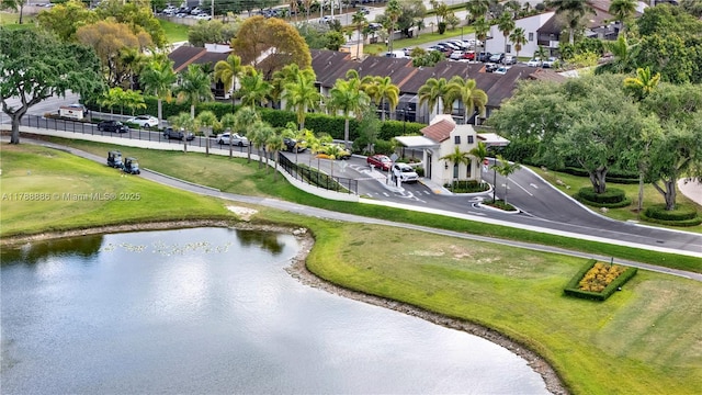 3939 Adra Ave Unit A-47, Doral, FL 33178 - bird's eye view featuring golf course view, a residential view, and a water view