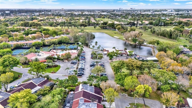 3939 Adra Ave Unit A-47, Doral, FL 33178 - drone / aerial view featuring a water view
