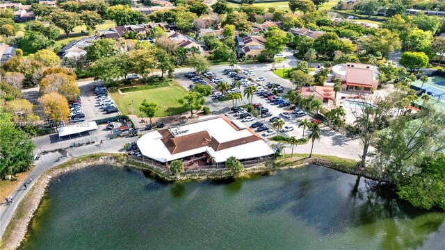 3939 Adra Ave Unit A-47, Doral, FL 33178 - drone / aerial view featuring a water view