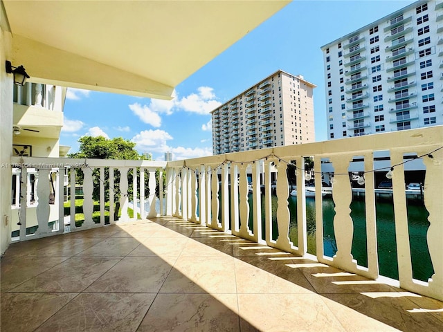 450 E Paradise Isle Blvd Unit 208, Hallandale Beach, FL 33009 - balcony featuring a water view