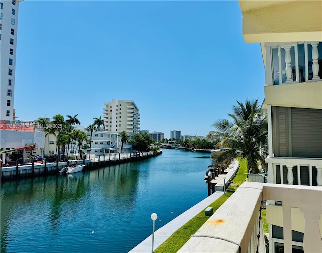 450 E Paradise Isle Blvd Unit 208, Hallandale Beach, FL 33009 - water view with nearby urban area