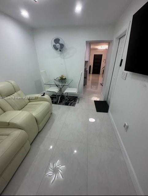 11245 SW 47th Ter, Miami, FL 33165 - tiled living area with baseboards