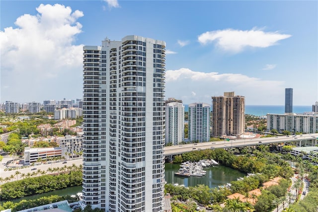 3530 Mystic Pointe Dr Unit 2910, Aventura, FL 33180 - property's view of city with a water view