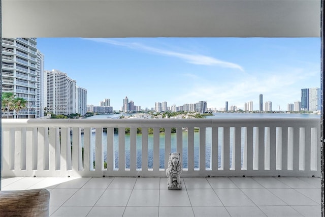 3000 Island Blvd Unit 706, Aventura, FL 33160 - balcony featuring a view of skyline and a water view