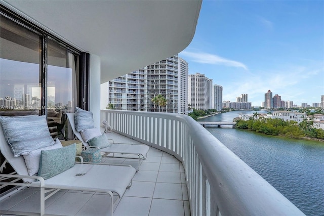 3000 Island Blvd Unit 706, Aventura, FL 33160 - balcony with a water view and a view of city